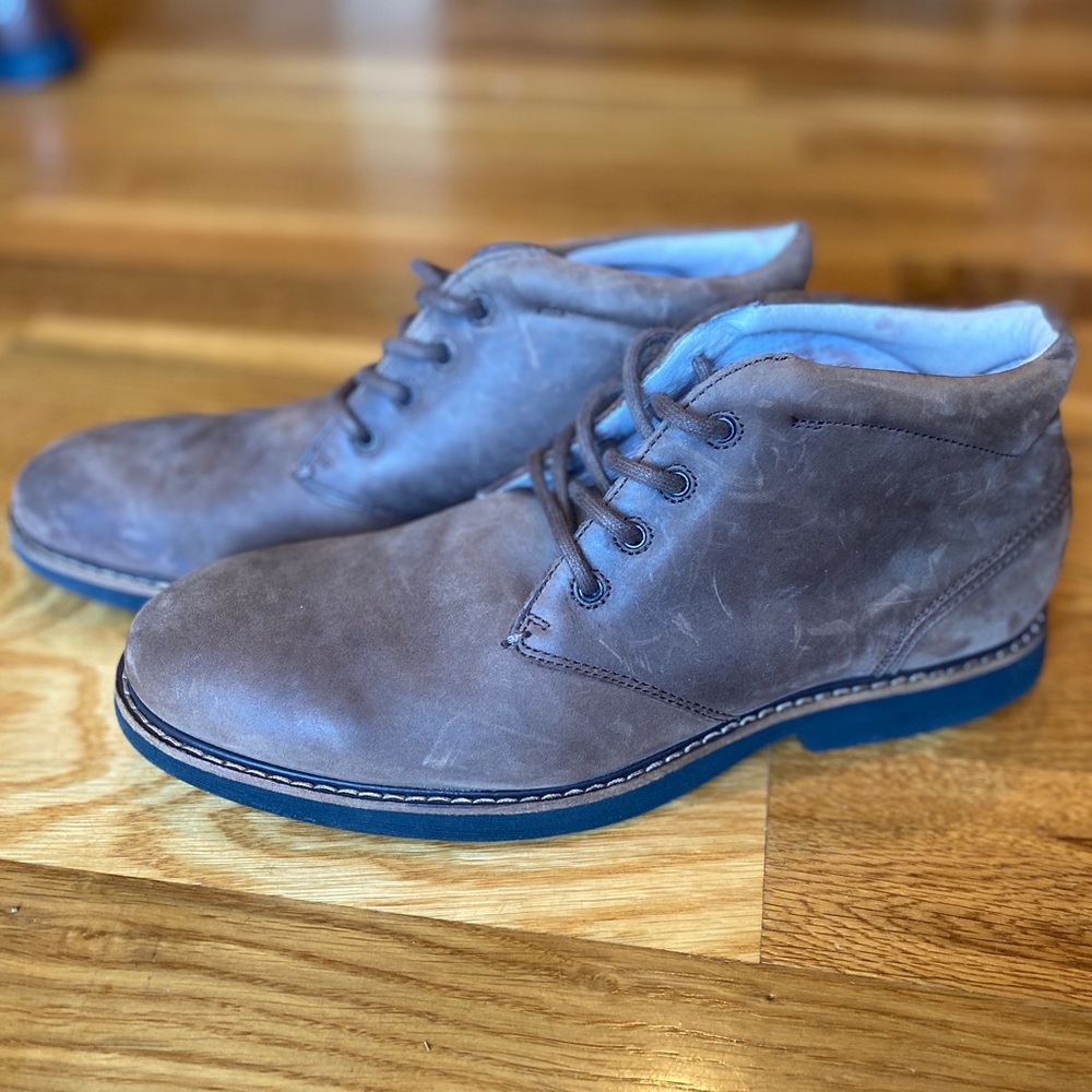 NEW Abeo Nash•Leather Chukka Boots•Mens 9